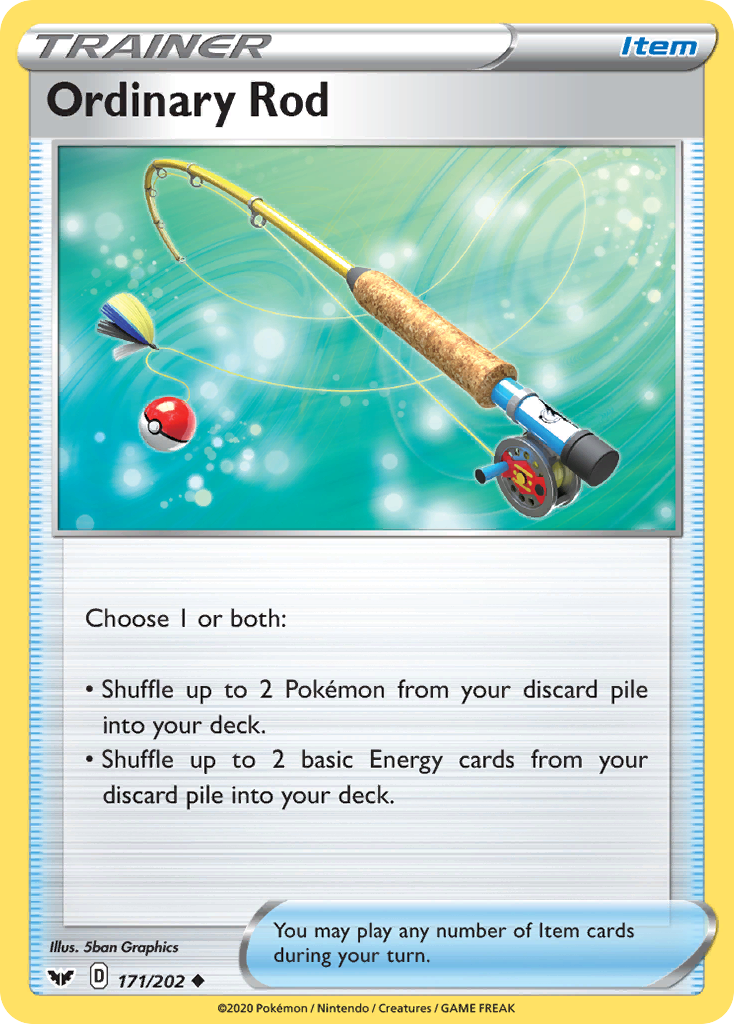Ordinary Rod (171/202) [Sword & Shield: Base Set] | Good Games North