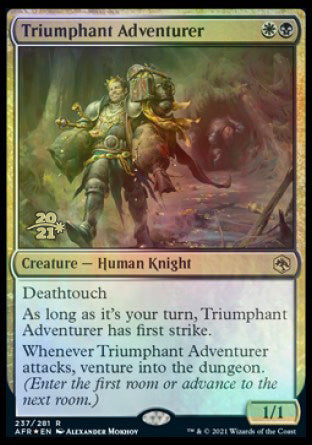 Triumphant Adventurer [Dungeons & Dragons: Adventures in the Forgotten Realms Prerelease Promos] | Good Games North