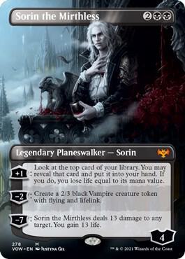 Sorin the Mirthless Borderless (Innistrad: Crimson Vow)  | Good Games North