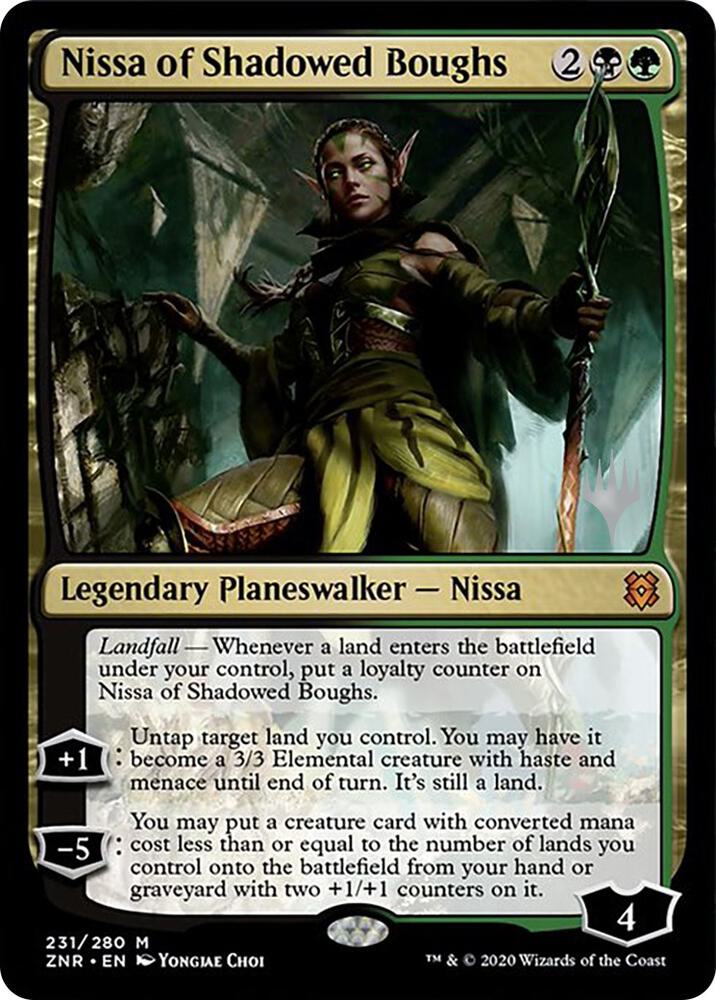 Nissa of Shadowed Boughs (Promo Pack: Zendikar Rising)  | Good Games North