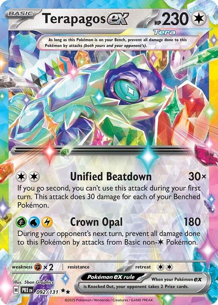 Terapagos ex (092/131) [Scarlet & Violet: Prismatic Evolutions] | Good Games North