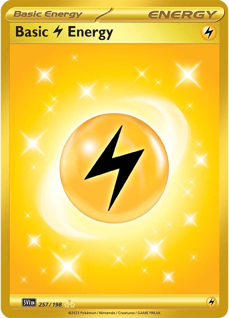 Lightning Energy (257/198) [Scarlet & Violet: Base Set] | Good Games North
