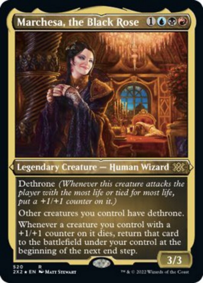 Marchesa, the Black Rose (Foil Etched) [Double Masters 2022] | Good Games North