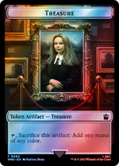 Alien Rhino // Treasure (0060) Double-Sided Token (Surge Foil) [Doctor Who Tokens] | Good Games North