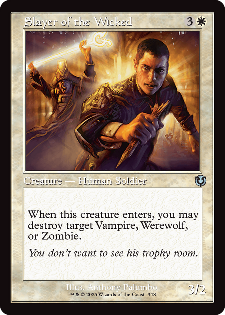 Slayer of the Wicked (Retro Frame) [Innistrad Remastered] | Good Games North