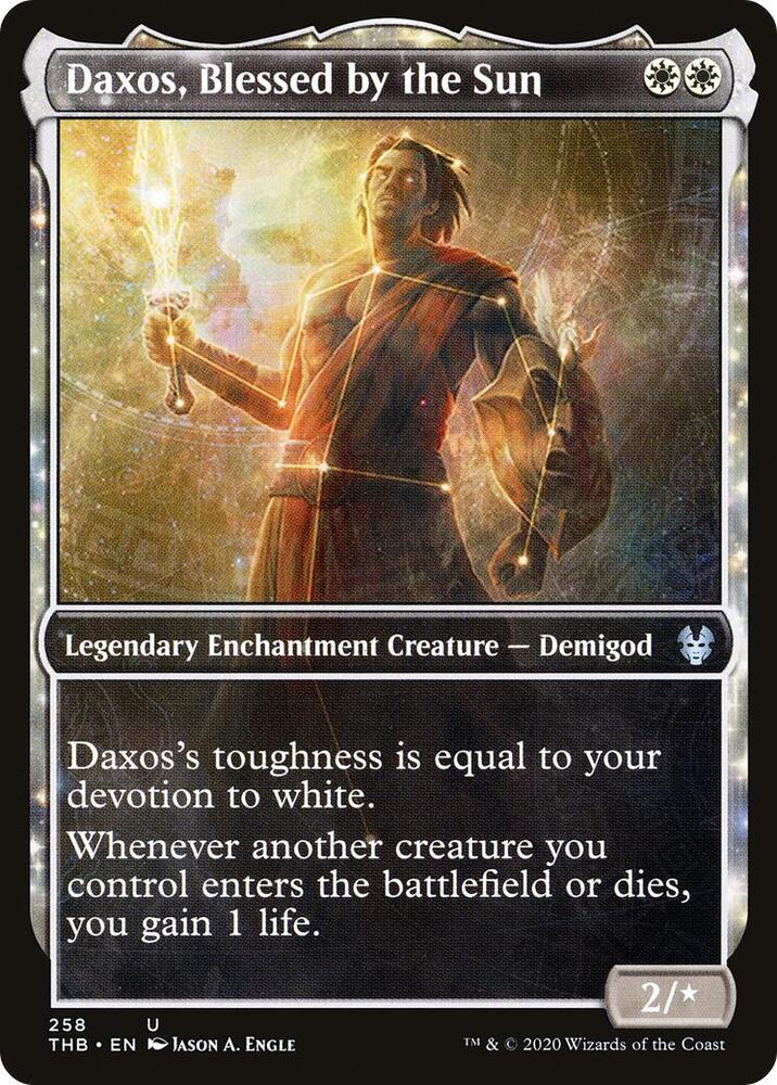 Daxos Blessed by the Sun Showcase (Theros Beyond Death)  - Foil | Good Games North