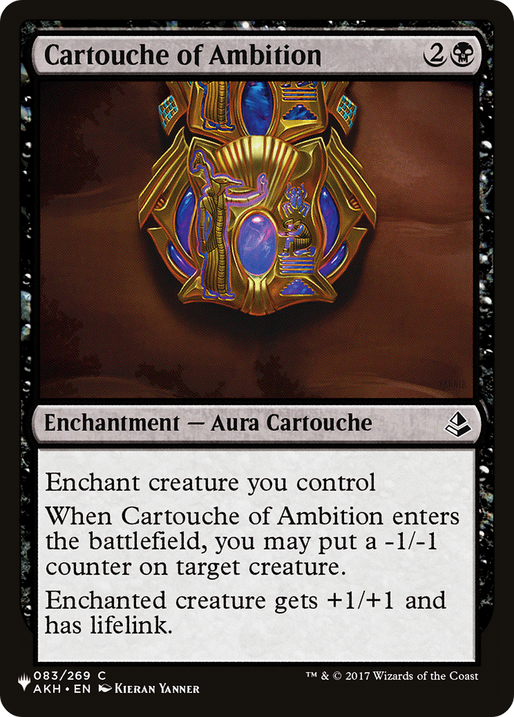 Cartouche of Ambition [The List] | Good Games North