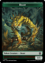 Beast (0015) // Insect (0025) Double-Sided Token [Modern Horizons 3 Commander Tokens] | Good Games North