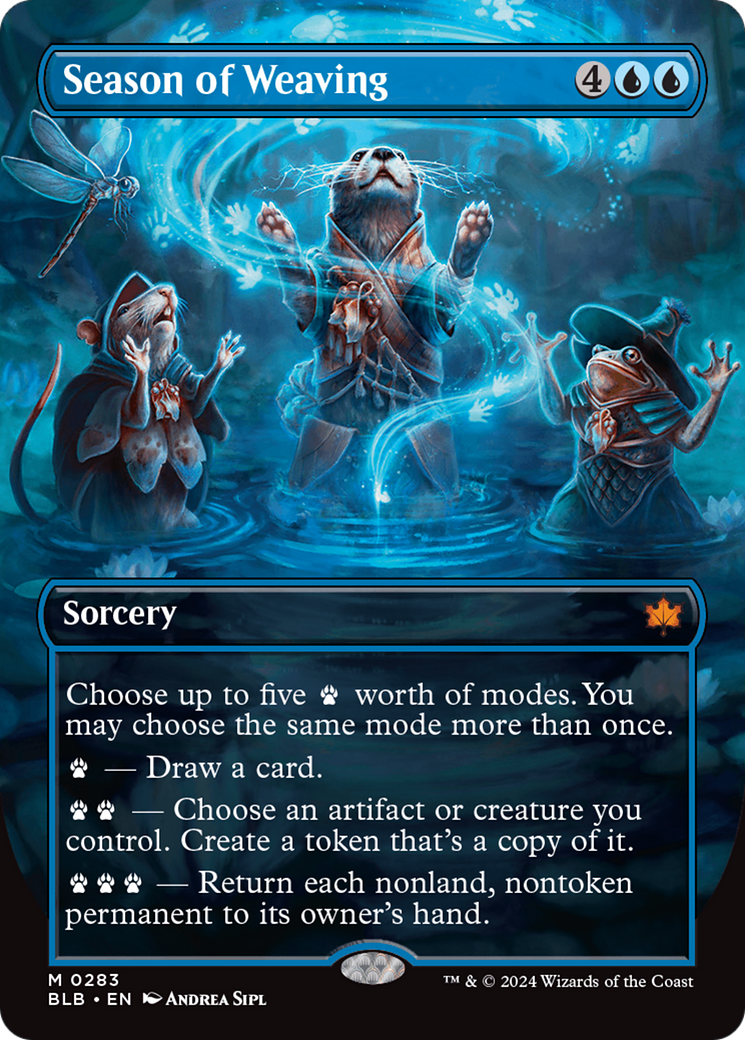 Season of Weaving (Borderless) [Bloomburrow] | Good Games North