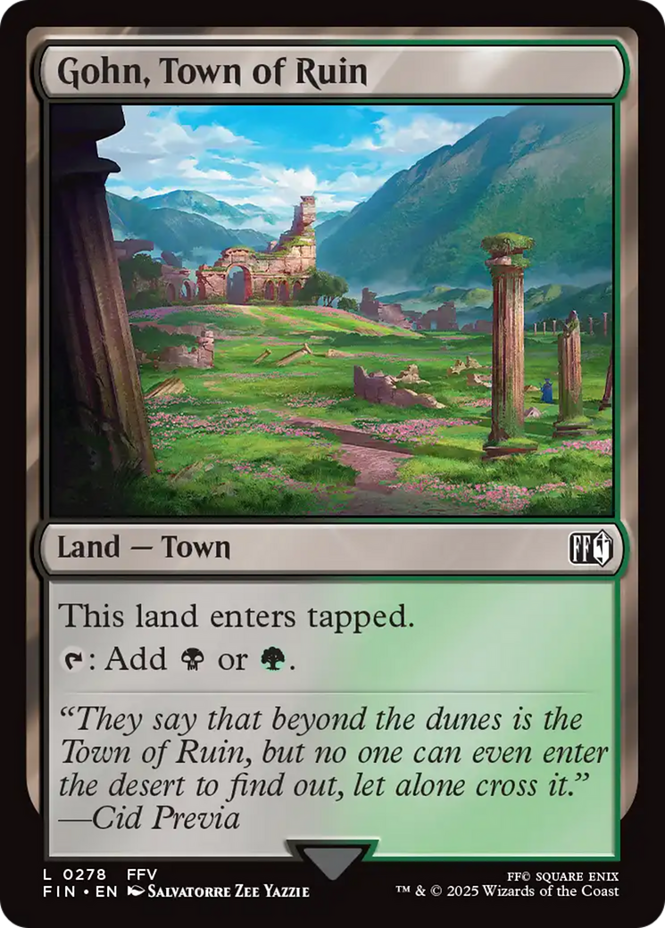 Gohn, Town of Ruin [FINAL FANTASY] | Good Games North