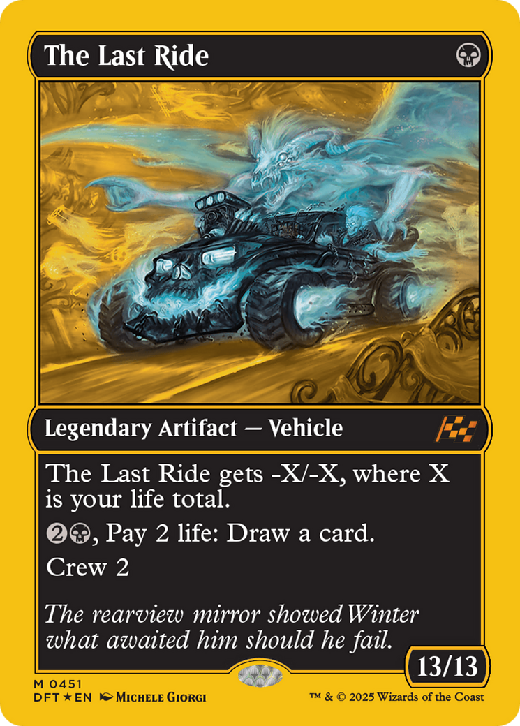 The Last Ride (First-Place Foil) [Aetherdrift] | Good Games North