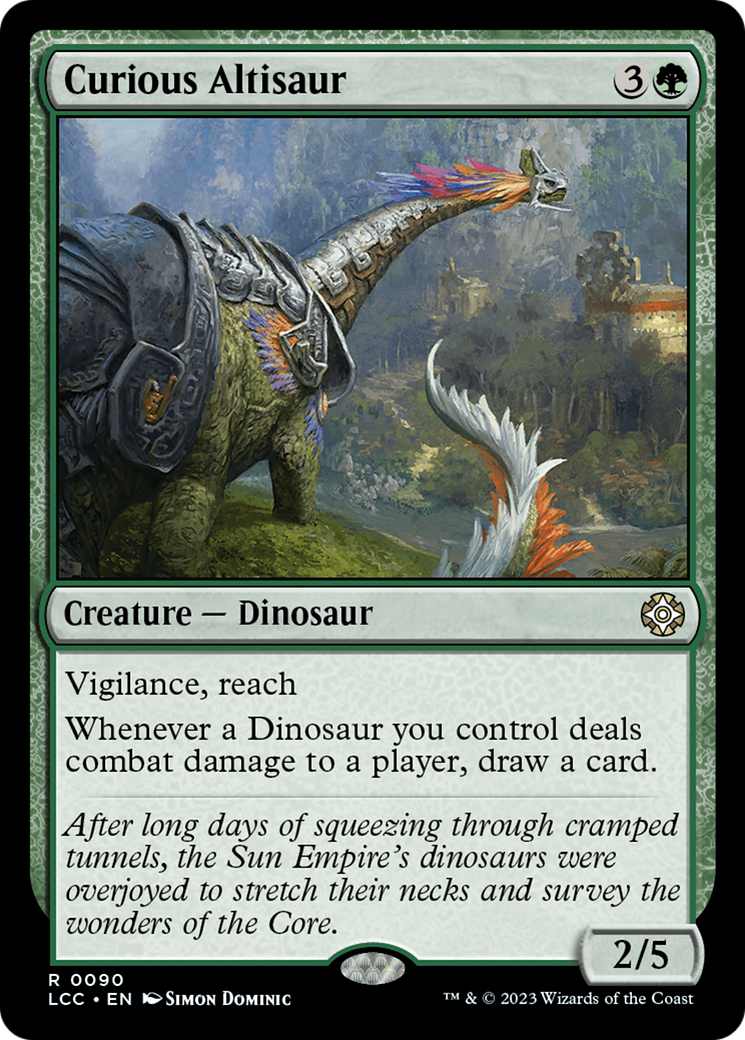 Curious Altisaur [The Lost Caverns of Ixalan Commander] | Good Games North