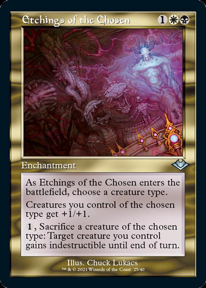 Etchings of the Chosen (Retro Foil Etched) [Modern Horizons] | Good Games North