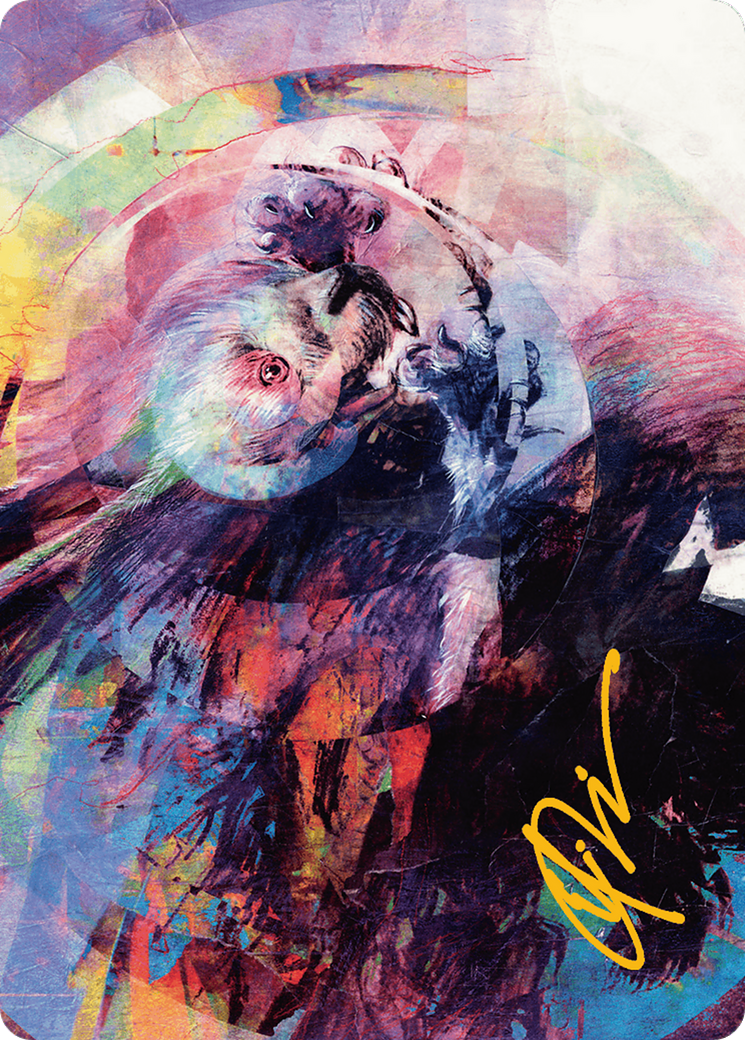 Psychic Whorl Art Card (Gold-Stamped Signature) [Bloomburrow Art Series] | Good Games North