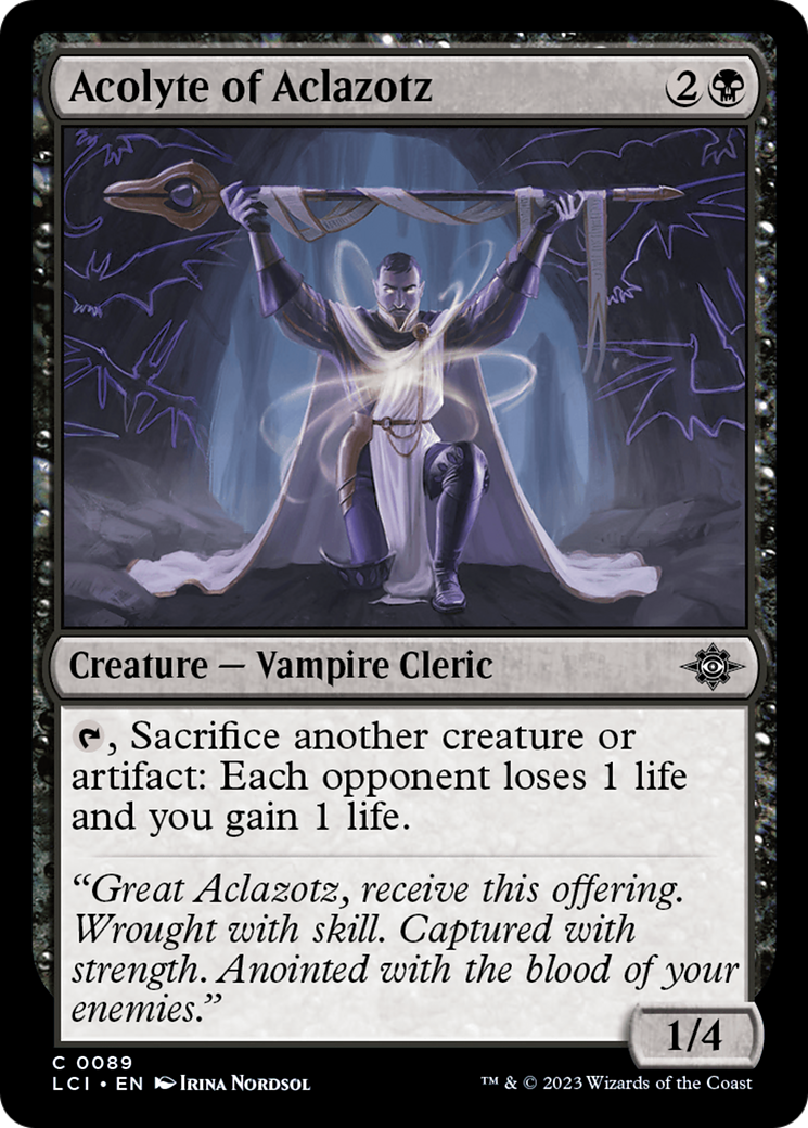 Acolyte of Aclazotz [The Lost Caverns of Ixalan] | Good Games North