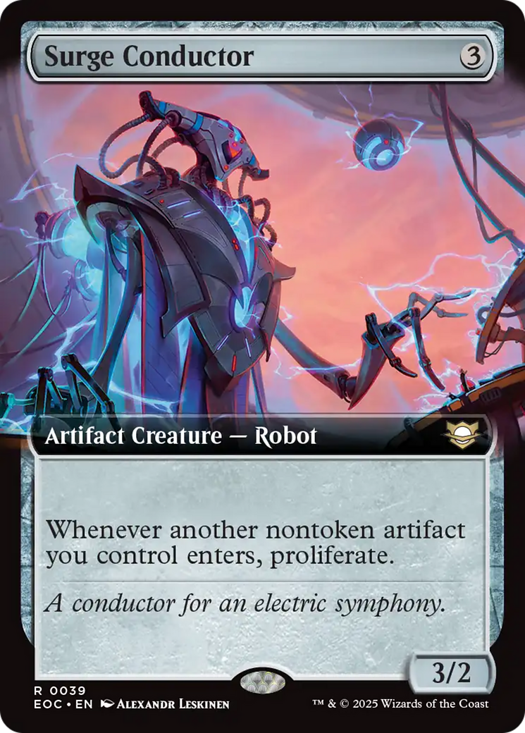 Surge Conductor (Extended Art) [Edge of Eternities Commander] | Good Games North