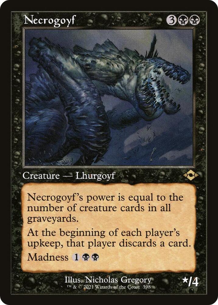 Necrogoyf Retro Frame (Modern Horizons 2)  - undefined | Good Games North