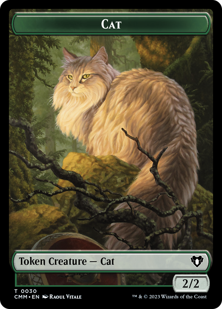 Cat Token (30) [Commander Masters Tokens] | Good Games North