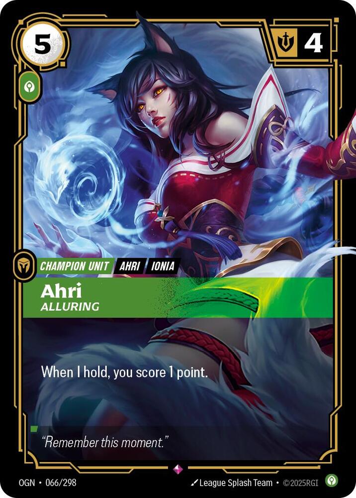 Ahri Alluring (Origins)  - Foil | Good Games North