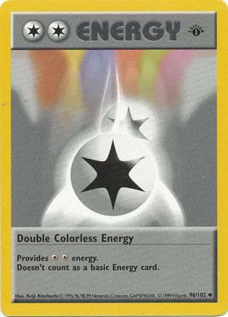 Double Colorless Energy (96/102) (Shadowless) [Base Set 1st Edition] | Good Games North