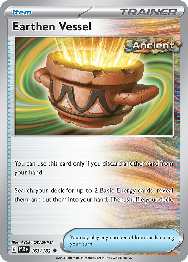 Earthen Vessel (163/182) [Scarlet & Violet: Paradox Rift] | Good Games North