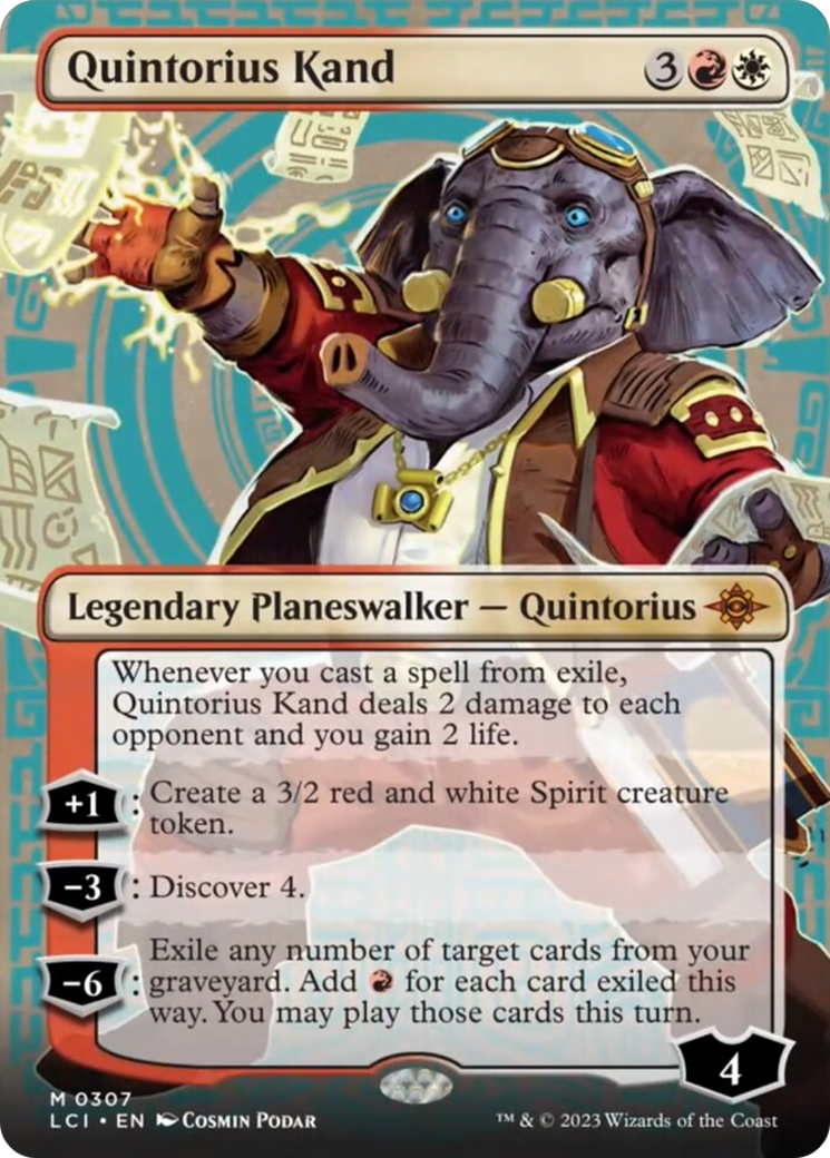Quintorius Kand (0307) (Borderless) [The Lost Caverns of Ixalan] | Good Games North