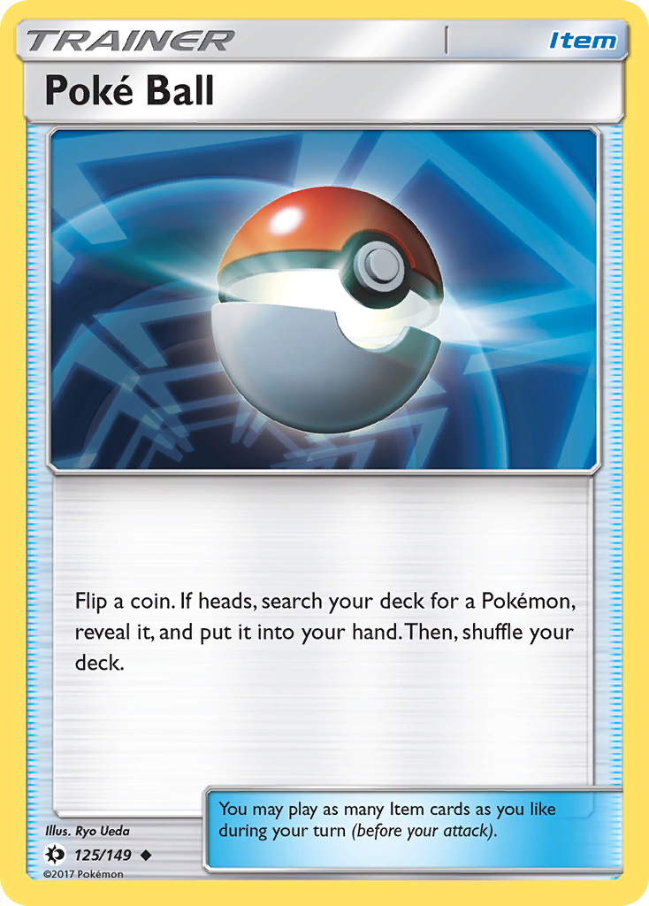 Poke Ball (125/149) [Sun & Moon: Base Set] | Good Games North
