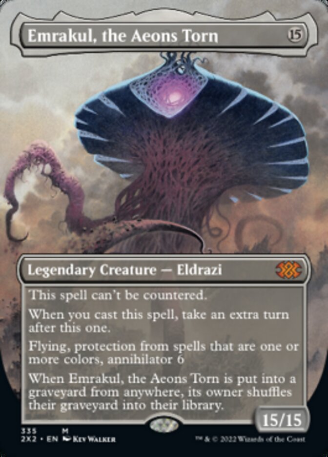 Emrakul, the Aeons Torn (Borderless Alternate Art) [Double Masters 2022] | Good Games North