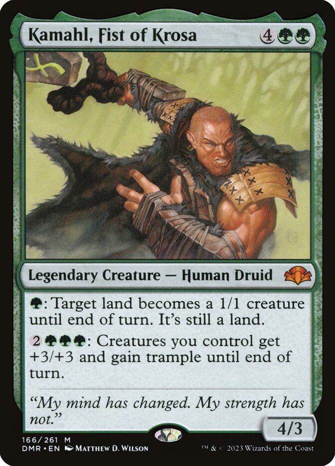 Kamahl, Fist of Krosa 166/261 (Dominaria Remastered)  | Good Games North