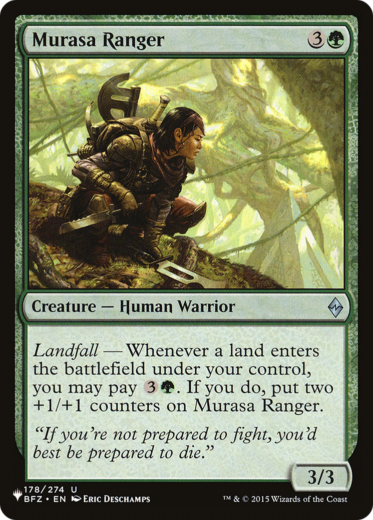 Murasa Ranger [The List] | Good Games North