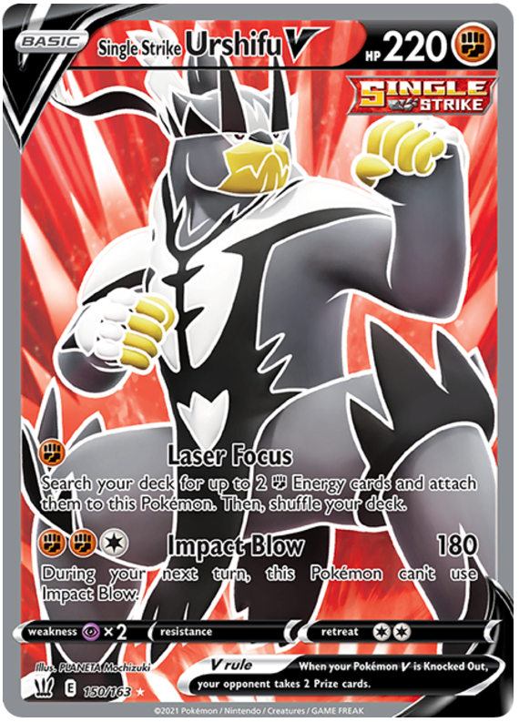 Single Strike Urshifu V (150/163) [Sword & Shield: Battle Styles] | Good Games North