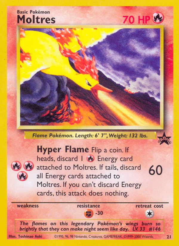 Moltres (21) [Wizards of the Coast: Black Star Promos] | Good Games North