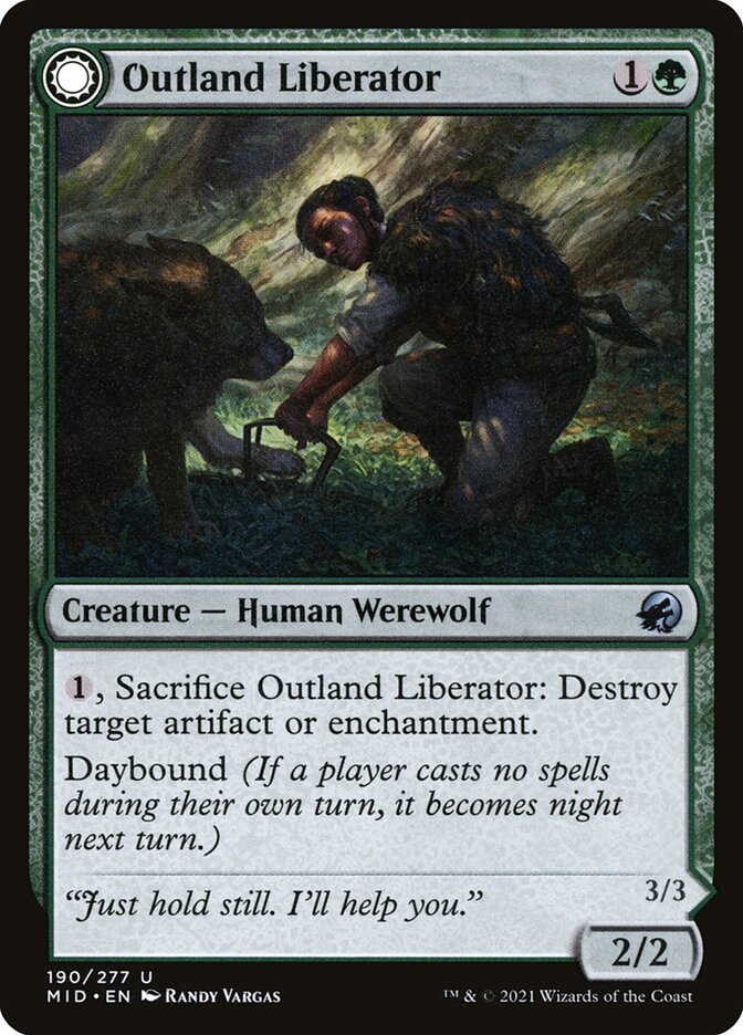 Outland Liberator // Frenzied Trapbreaker (Innistrad: Midnight Hunt)  - undefined | Good Games North