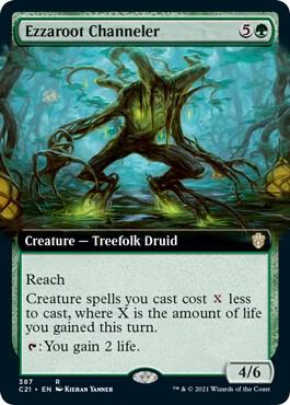 Ezzaroot Channeler Extended Art 387/81 (Commander 2021)  | Good Games North