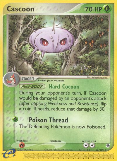 Cascoon (26/109) [EX: Ruby & Sapphire] | Good Games North