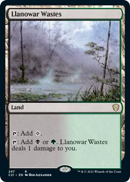Llanowar Wastes (Commander 2021)  | Good Games North