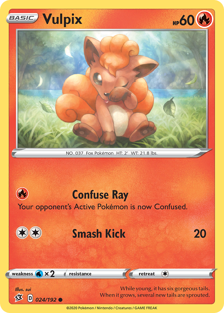 Vulpix (024/192) [Sword & Shield: Rebel Clash] | Good Games North