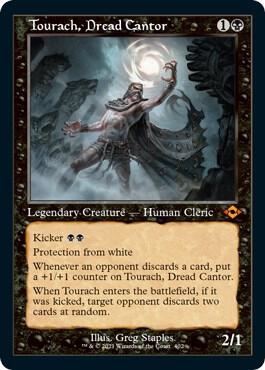 Tourach Dread Cantor Retro Frame Foil Etched (Modern Horizons 2)  - Foil | Good Games North