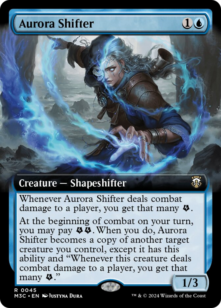 Aurora Shifter (Extended Art) (Ripple Foil) [Modern Horizons 3 Commander] | Good Games North