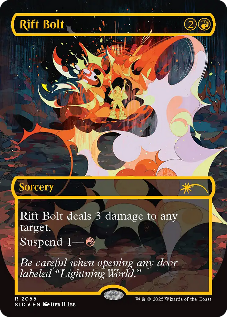 Rift Bolt (2055) (Raised Foil) [Secret Lair Drop Series] | Good Games North
