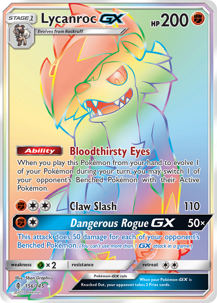 Lycanroc GX (156/145) [Sun & Moon: Guardians Rising] | Good Games North