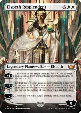 Elspeth Resplendent Borderless 282/281 (Streets of New Capenna)  | Good Games North
