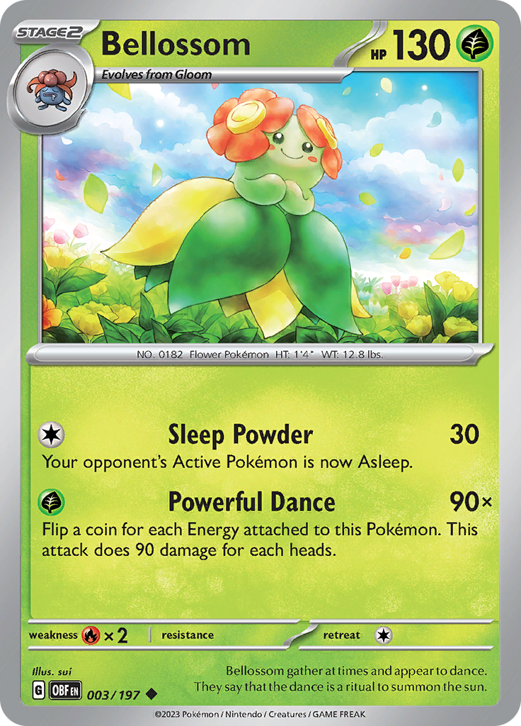 Bellossom (003/197) [Scarlet & Violet: Obsidian Flames] | Good Games North
