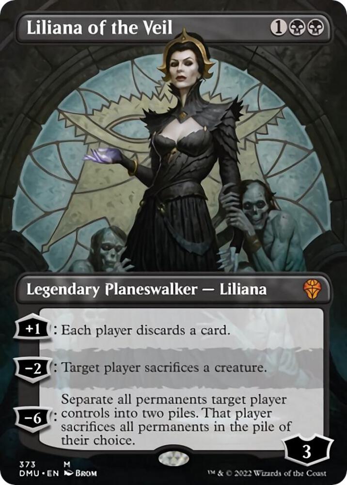 Liliana of the Veil Borderless (Dominaria United)  - Foil | Good Games North
