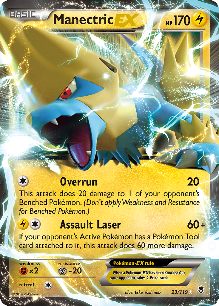 Manectric EX (23/119) [XY: Phantom Forces] | Good Games North