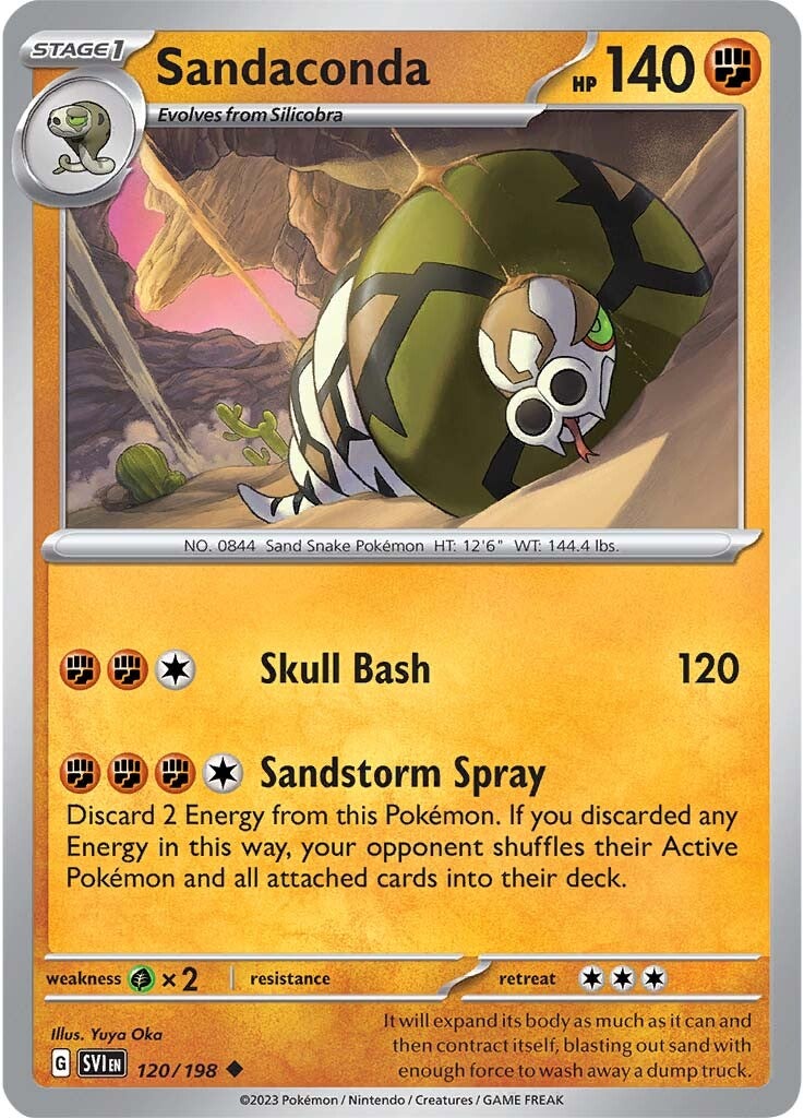 Sandaconda (120/198) [Scarlet & Violet: Base Set] | Good Games North