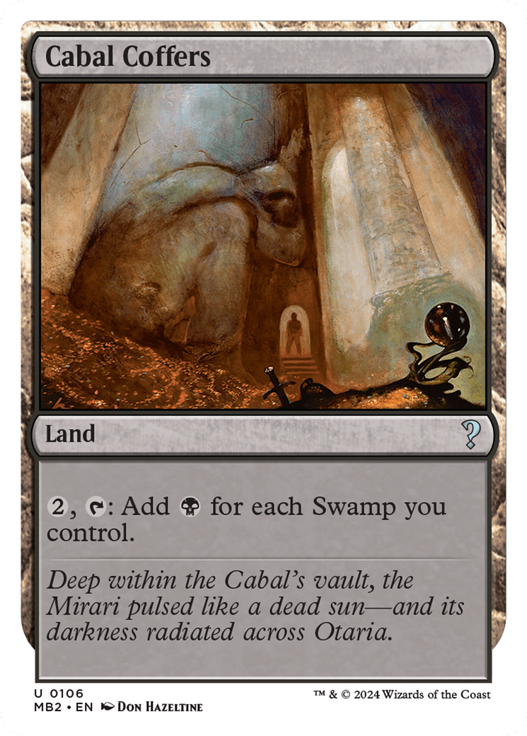 Cabal Coffers (White Border) [Mystery Booster 2] | Good Games North