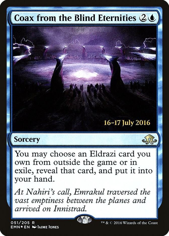 Coax from the Blind Eternities 51s/77 (Prerelease Cards)  - Foil | Good Games North