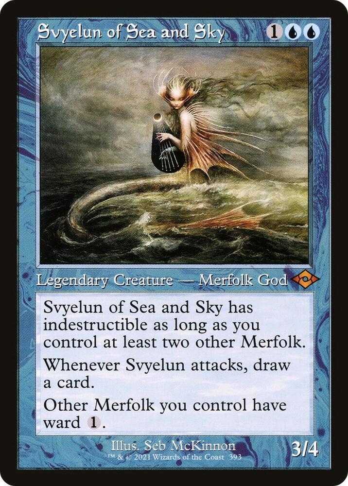 Svyelun of Sea and Sky Retro Frame 393 (Modern Horizons 2)  - Foil | Good Games North