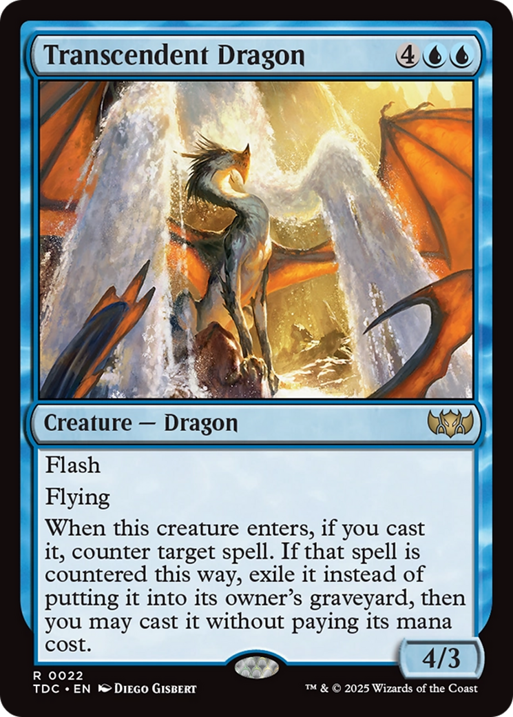 Transcendent Dragon [Tarkir: Dragonstorm Commander] | Good Games North